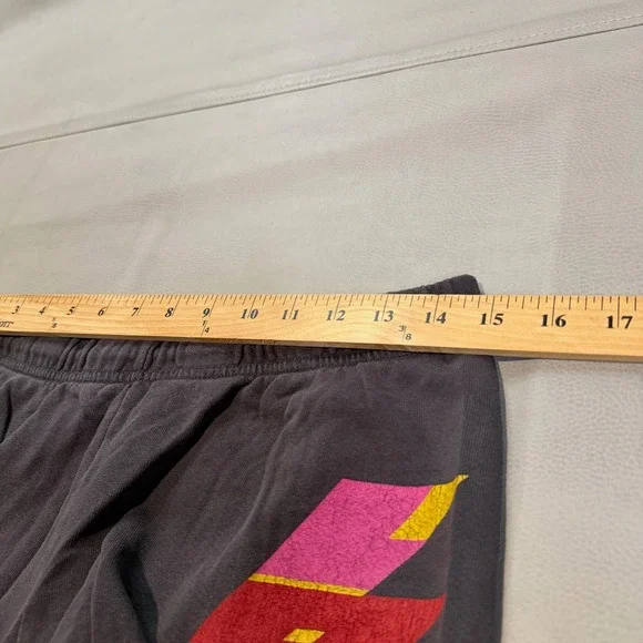 Lauren Moshi Y2K Grunge Sweatpant Women Gray Jogger Thunder Active Preppy-S-5115 - Picture 6 of 11